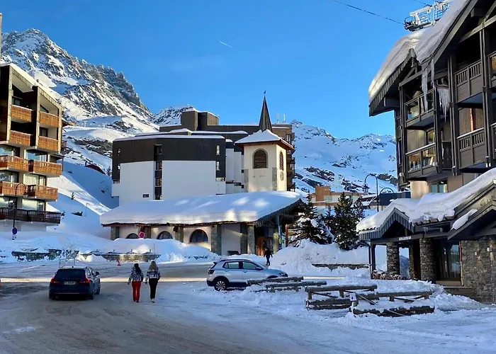 - Charming With Balcony For 4 Guests - Les Hauts De Chaviere Val Thorens